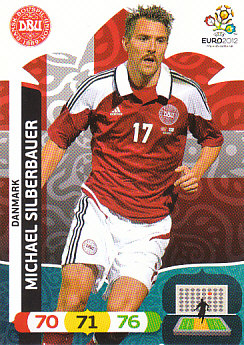Michael Silberbauer Denmark Panini UEFA EURO 2012 #22